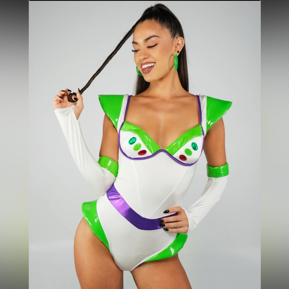 Buzz Lightyear Galaxy Gal Space Ranger Adult Costume